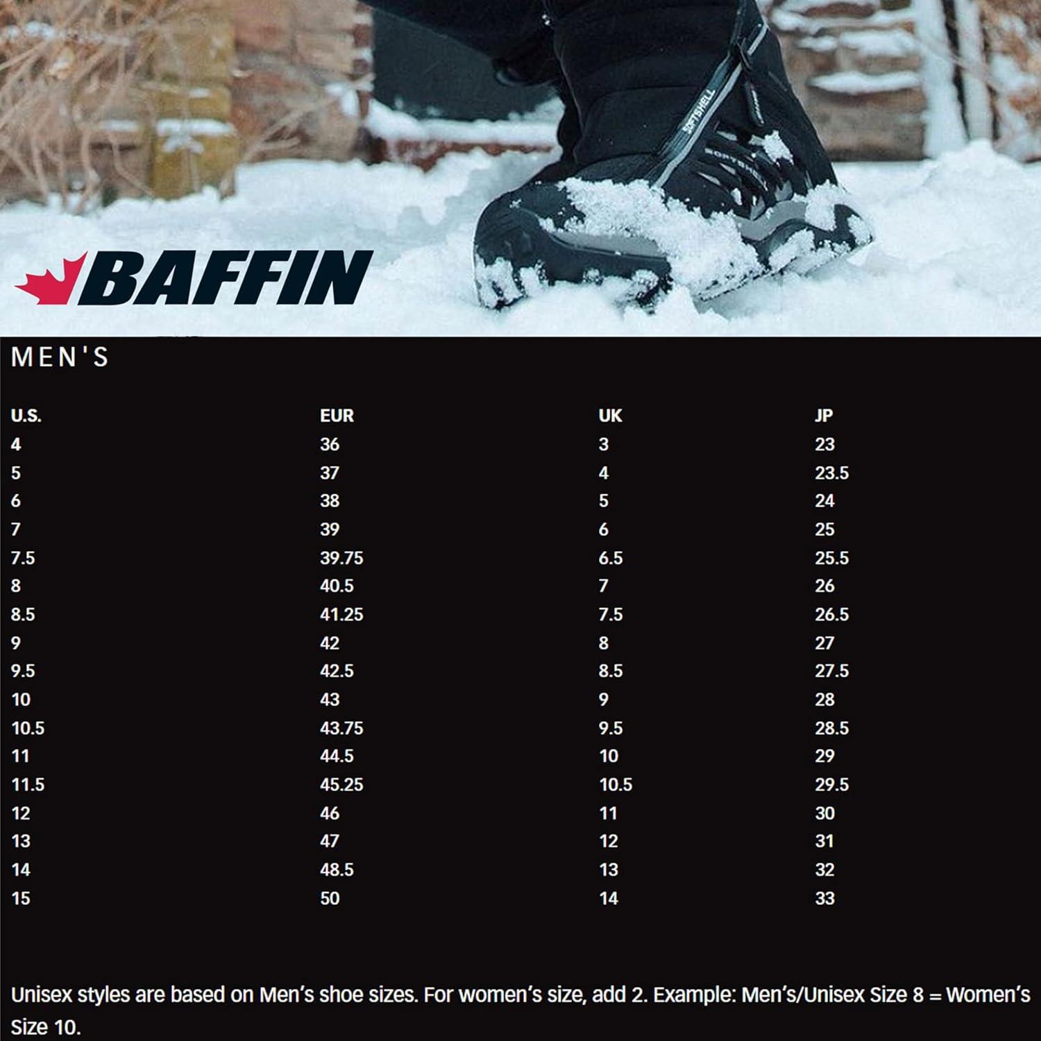 image:imageBaffin Mens ATOMIC Winter Boots Waterproof Insulated Vegan Sport Boots for Hiking amp Cold Weather Snowshoe Compatible