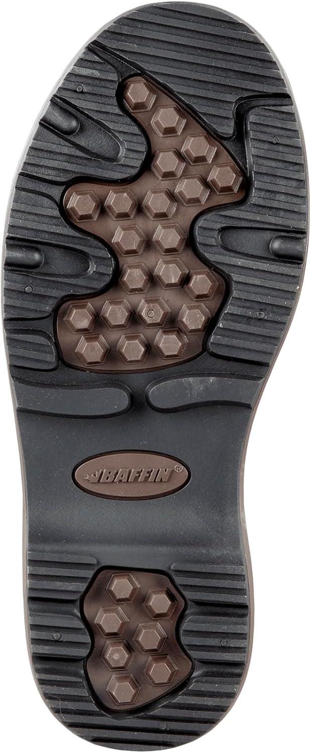 image:imageBaffin Mens CANADA Winter Boots Waterproof Insulated Leather Boots for Cold Weather FauxFur Collar amp GelFlex MidsoleBrown