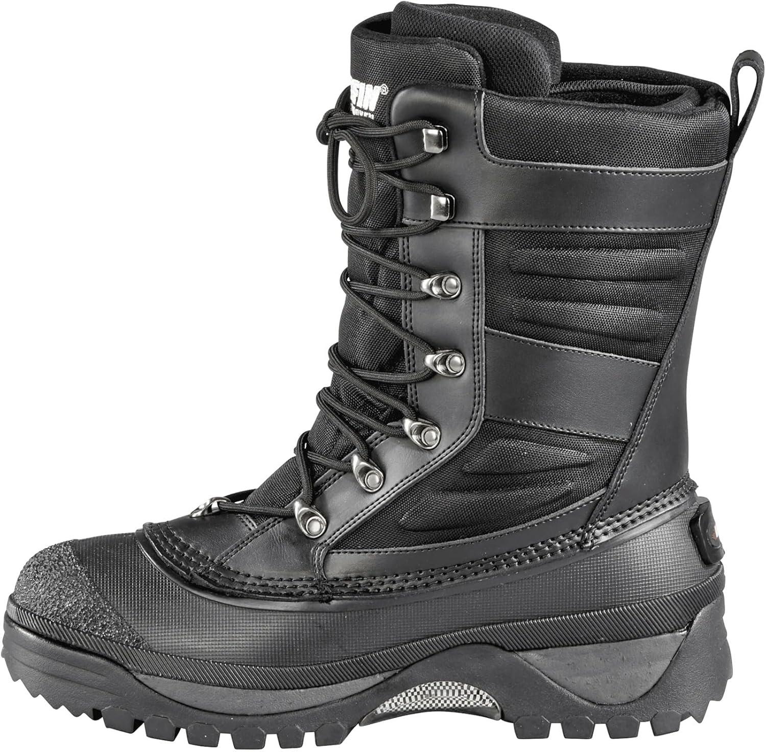 image:imageBaffin Mens CROSSFIRE Winter Boots Warm Durable Waterproof Insulated Leather Snow amp Hunting Boots for Extreme Cold WeatherBlack