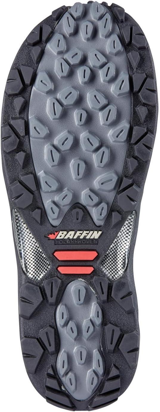 image:imageBaffin Mens SEQUOIA Lightweight Insulated Cushioned Waterproof SlipResistant SlipOn Winter Snow Boots for SnowshoeingBlack