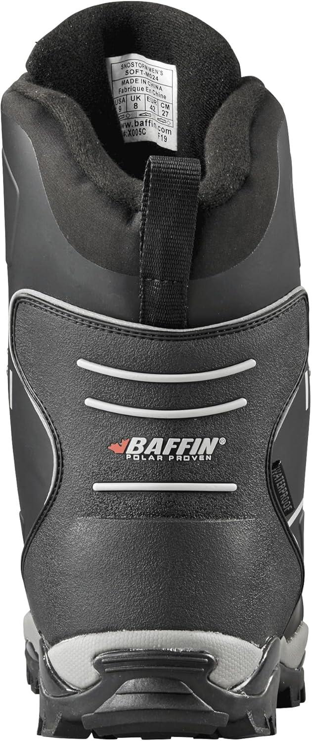 image:imageBaffin Mens SNOSTORM Insulated Lightweight Waterproof Breathable Winter Snow Boots for Snowshoeing Ice Fishing amp Hiking Black 95Black