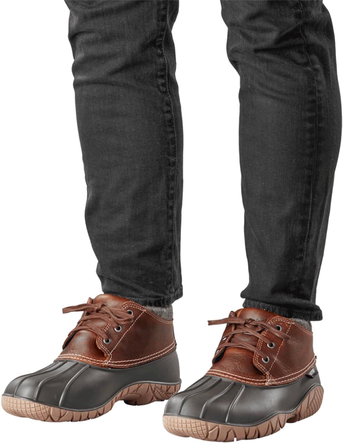 image:imageBaffin Mens WHITETAIL II Waterproof Insulated LowHeight Outdoor Snow Boots FullGrain Leather Upper Flexible Rubber BaseBrown