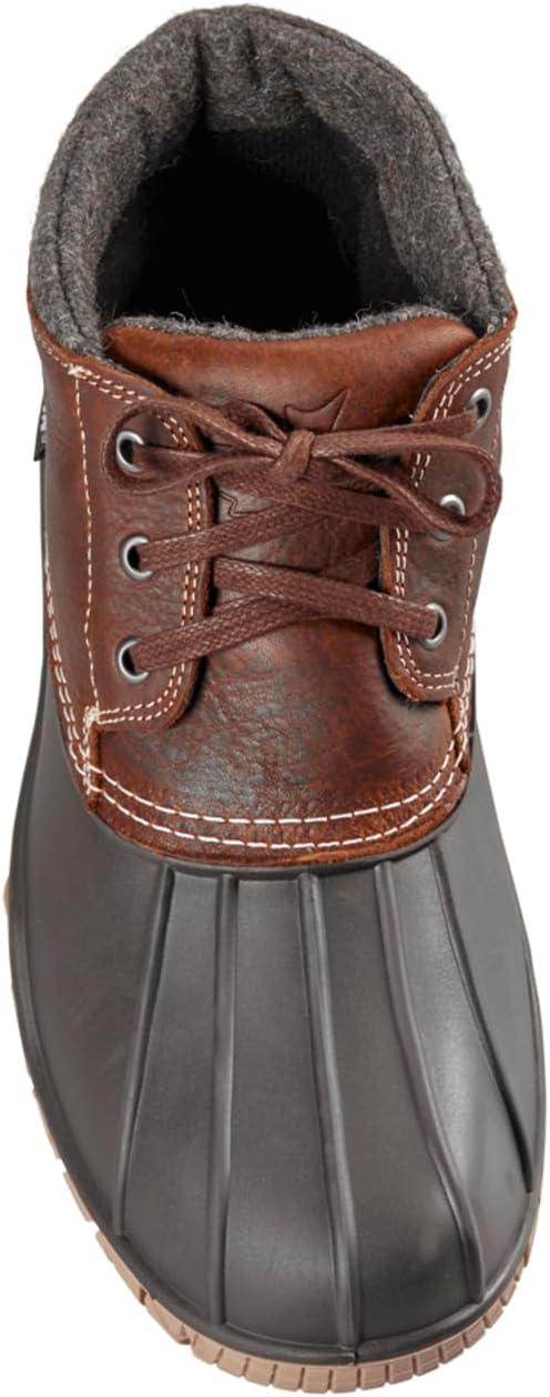 image:imageBaffin Mens WHITETAIL II Waterproof Insulated LowHeight Outdoor Snow Boots FullGrain Leather Upper Flexible Rubber BaseBrown