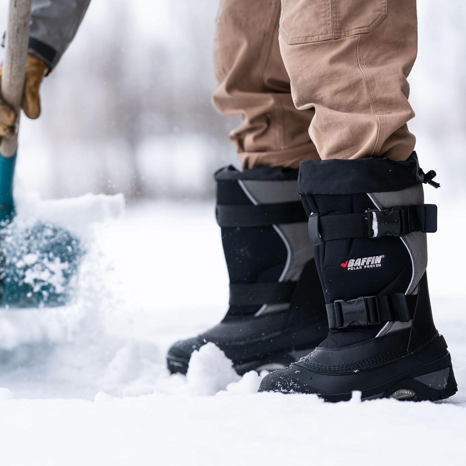 image:imageBaffin Wolf Mens Snow Boots for Winter ConditionsBlackPewter