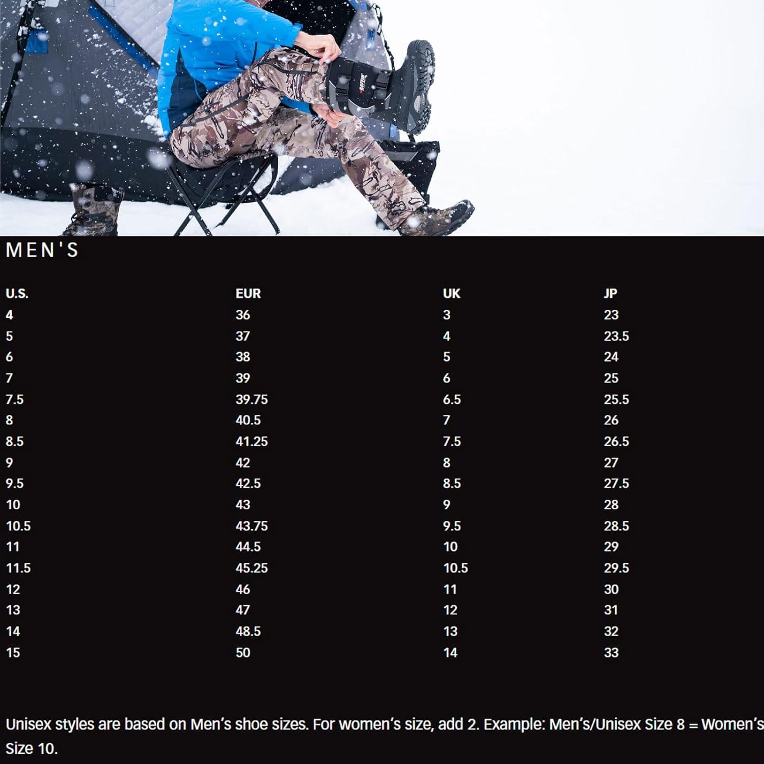 image:imageBaffin Wolf Mens Snow Boots for Winter ConditionsBlackPewter