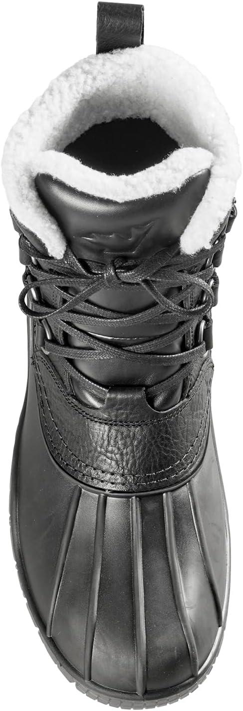 image:imageBaffin Yellowknife Mens Boots Lowcalf Height for Winter and Snow Snowshoe compatible Made in CanadaBlack