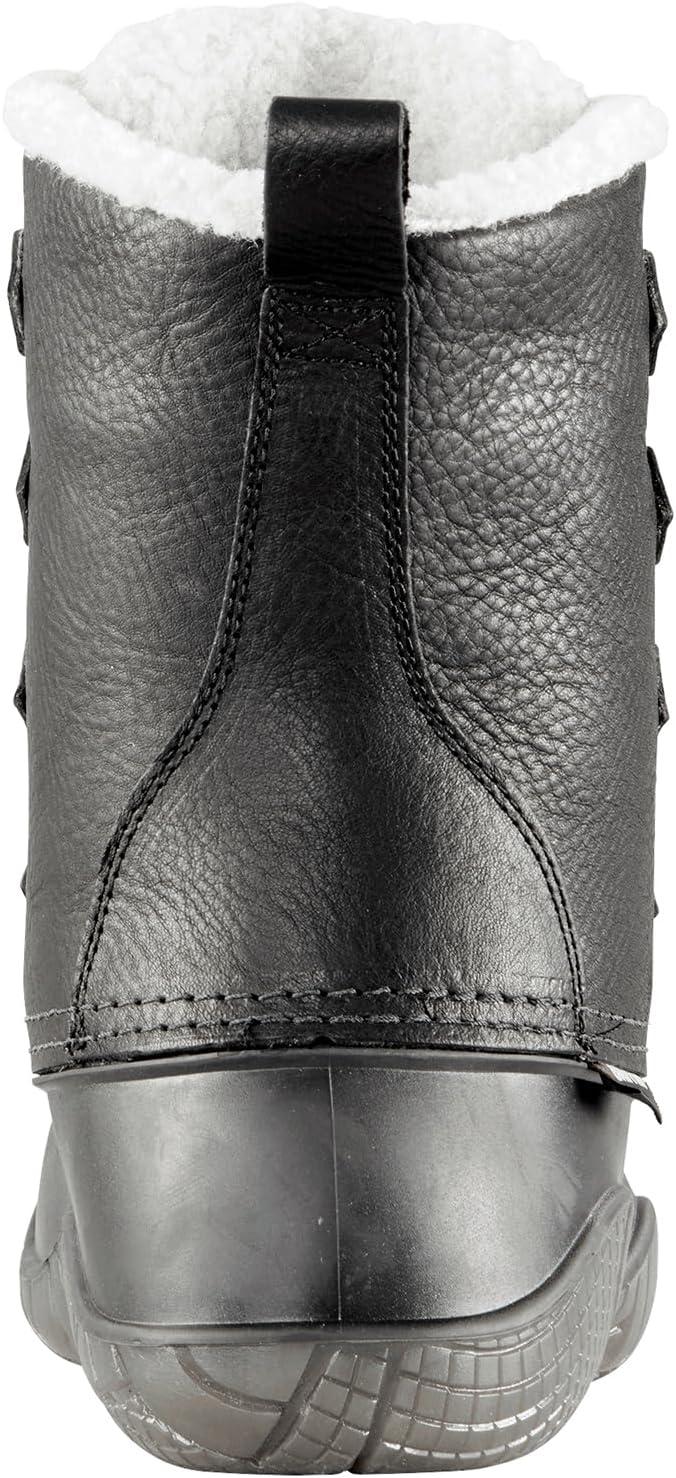 image:imageBaffin Yellowknife Mens Boots Lowcalf Height for Winter and Snow Snowshoe compatible Made in CanadaBlack
