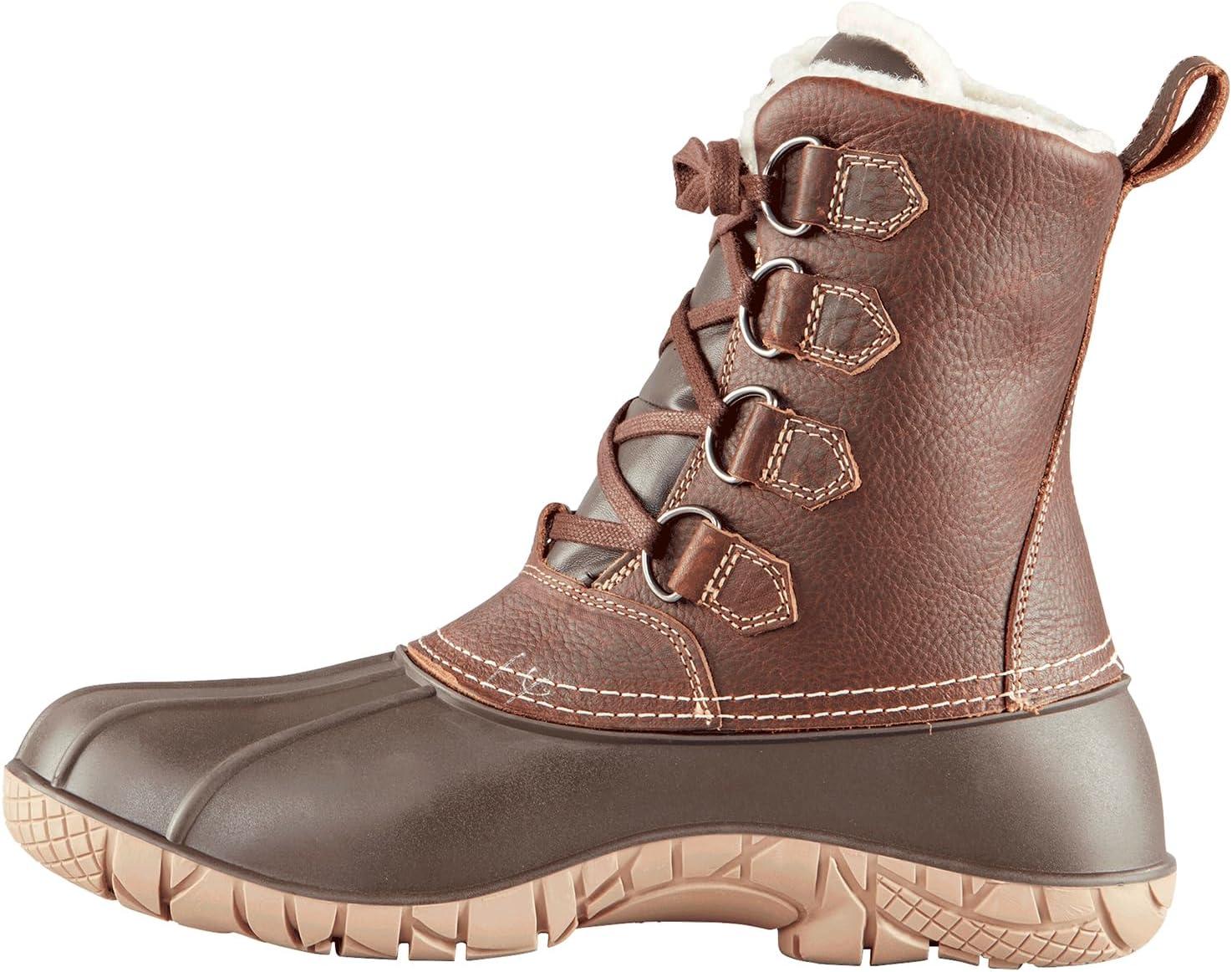 image:imageBaffin Yellowknife Mens Boots Lowcalf Height for Winter and Snow Snowshoe compatible Made in CanadaBrown