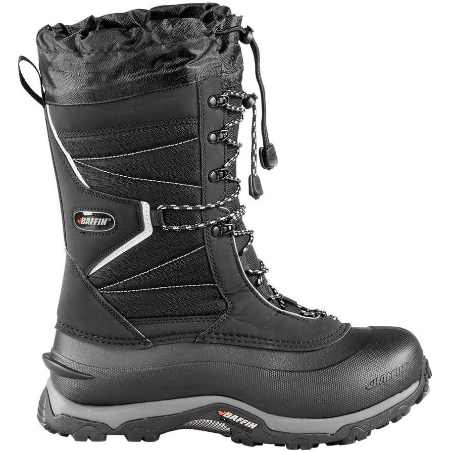 image:imageBaffin Mens SEQUOIA Lightweight Insulated Cushioned Waterproof SlipResistant SlipOn Winter Snow Boots for SnowshoeingBlack