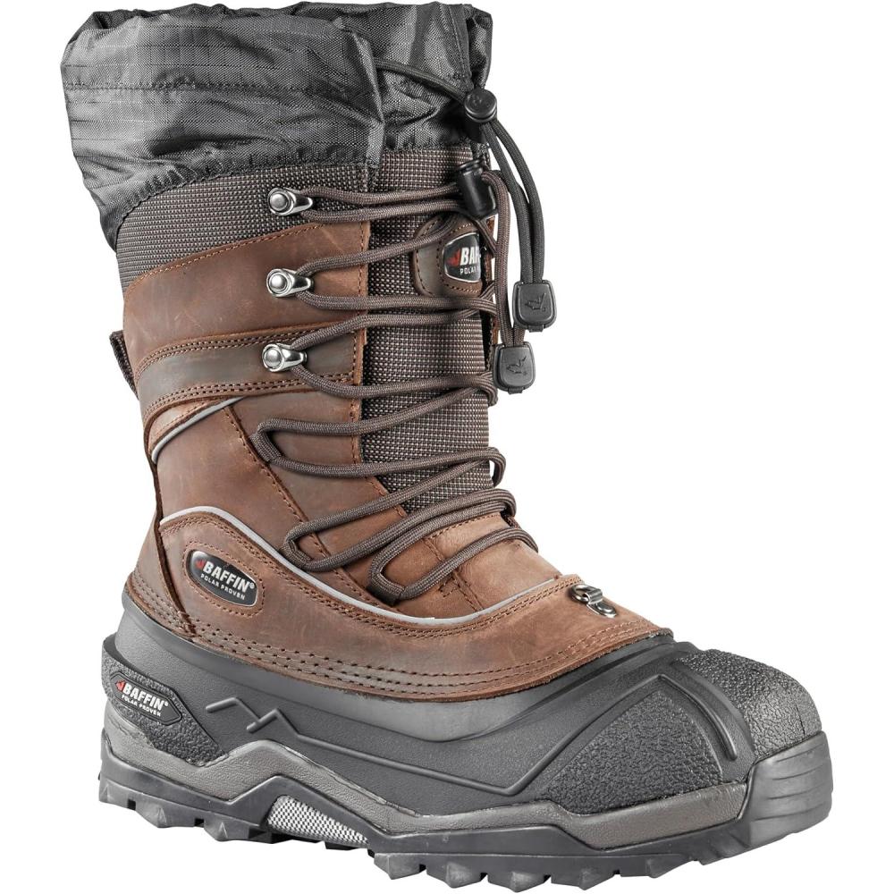 image:imageBaffin Mens Snow Monster Insulated Allweather BootBr5 Worn Brown