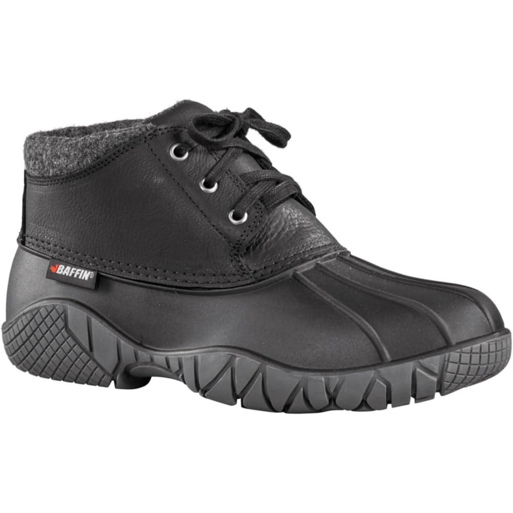 image:imageBaffin Mens WHITETAIL II Waterproof Insulated LowHeight Outdoor Snow Boots FullGrain Leather Upper Flexible Rubber BaseBlack