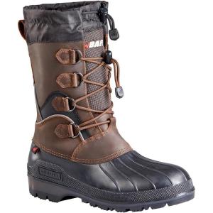 Baffin Men’s MOUNTAIN Warm Waterproof Moisture-Wicking Slip-On Style Full Grain Leather Upper Snow Boots | Arctic Rated(Brown)