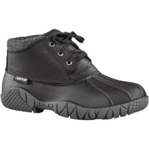 Baffin Men’s WHITETAIL II Waterproof Insulated Low-Height Outdoor Snow Boots, Full-Grain Leather Upper, Flexible Rubber Base(Black)