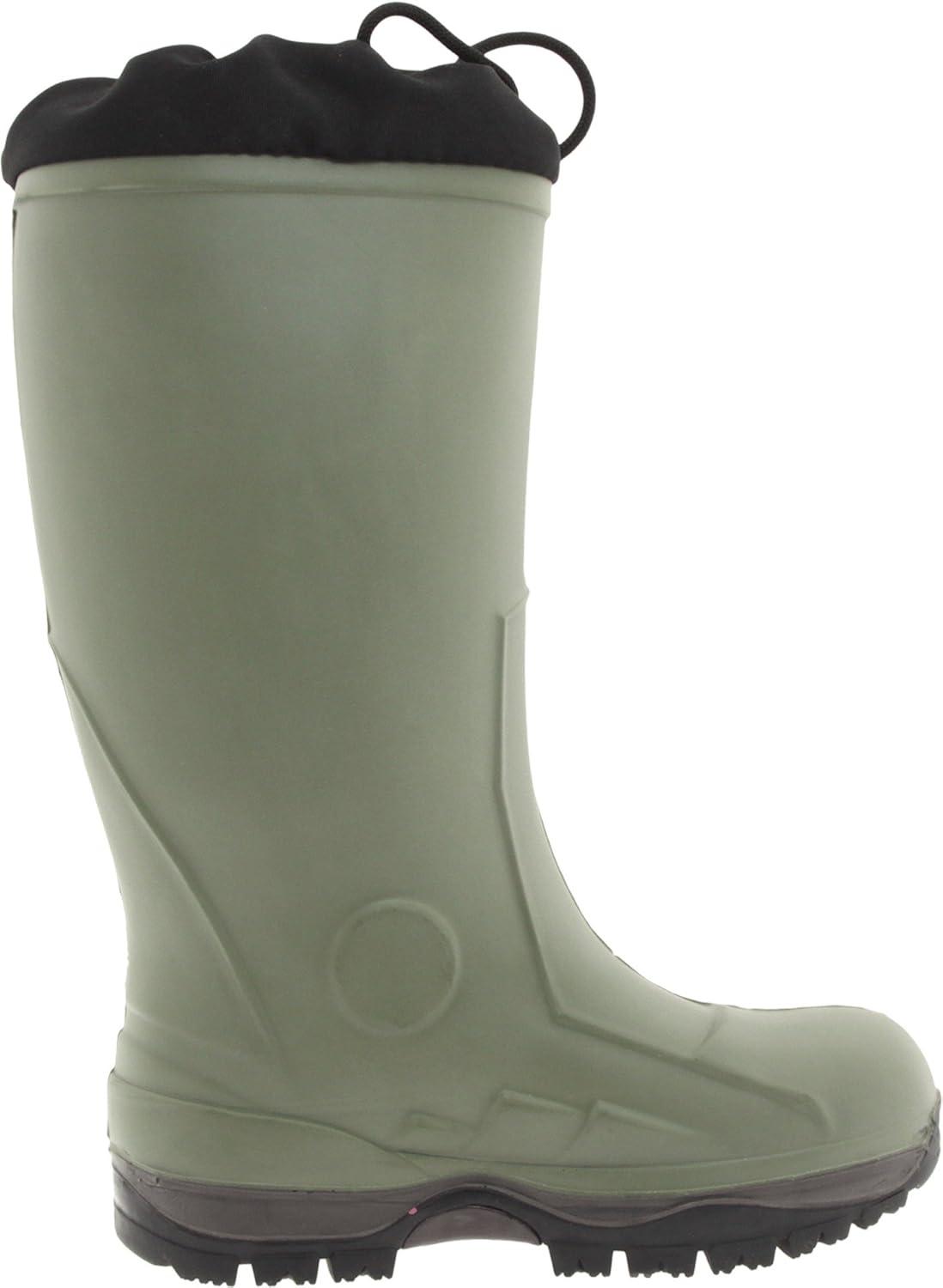 image:imageBaffin Ice bear Plain Toe Mens Boots MidCalf Height Available in ForestBlack Color Perfect for Every Season Hunting amp Fishing Slipresistant bootForestblack