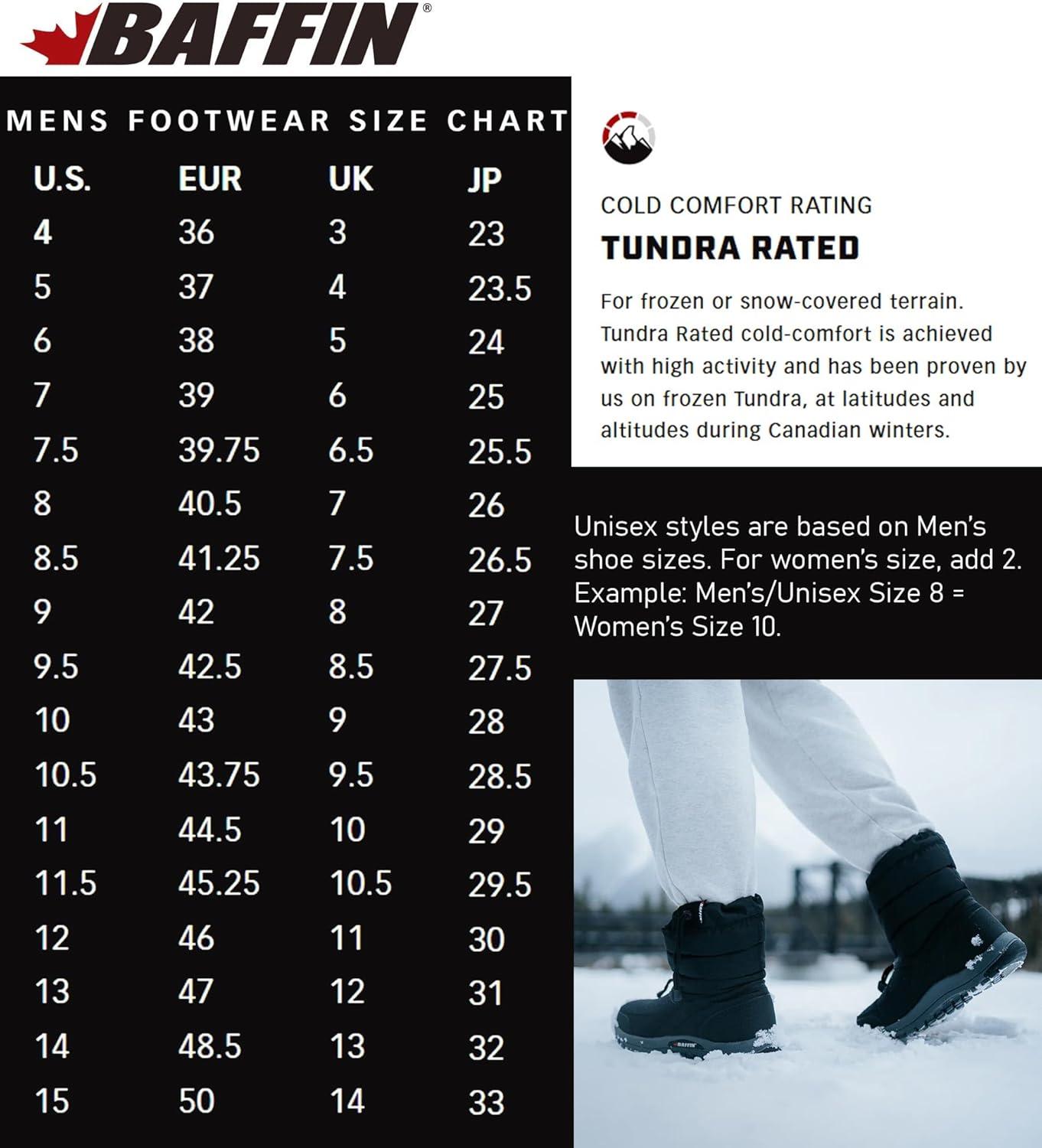 image:imageBaffin Mens CLOUD LOW Waterproof Breathable Lightweight Winter SlipResistant MidHigh Boots for Hiking amp Casual WearBlack