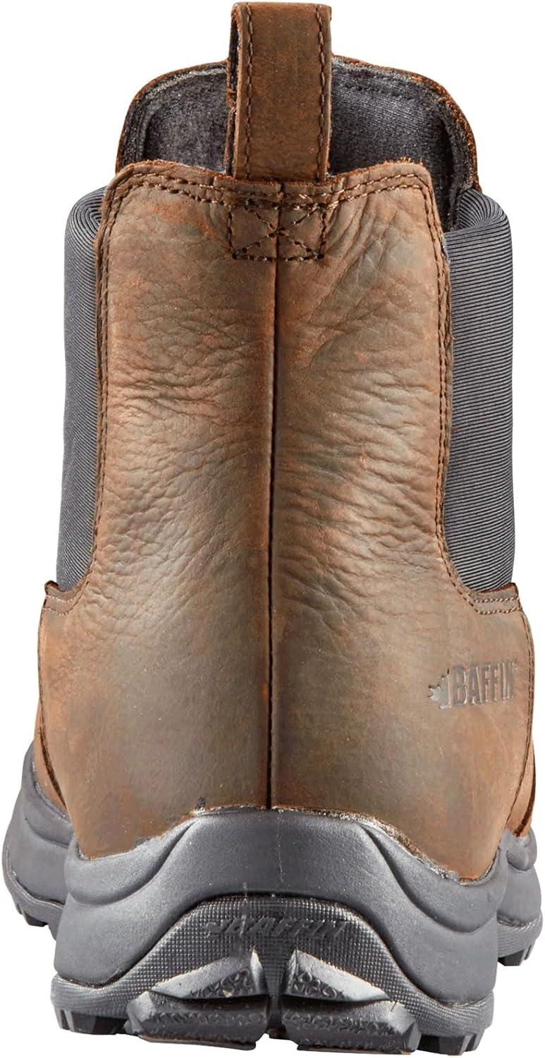 image:imageBaffin Mens COPENHAGEN Winter Boots Waterproof Insulated Lightweight Leather SlipOn Boots for Urban amp Cold Weather UseBrown