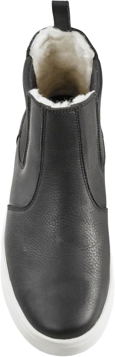 image:imageBaffin Mens STRATHCONA Winter Boots Warm Waterproof Insulated SlipOn Leather Boots with Wool Lining amp SlipResistant SoleBlack