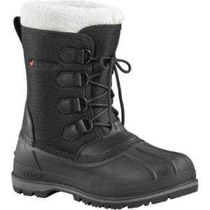 Baffin Men’s BOBCAYGEON Tall Waterproof Insulated Lightweight Tundra-Rated Removable Liner Cold Weather Winter Snow Boots(Black)