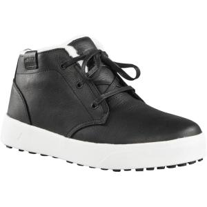 Baffin Men’s DISTILLERY Winter Boots | Warm Waterproof Insulated Leather Snow Boots with Wool Lining & Slip-Resistant Outsole(Black)