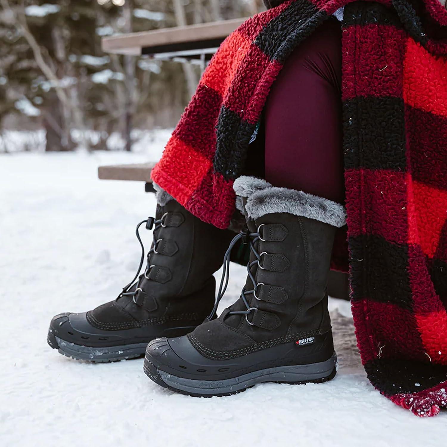 image:imageBaffin Chloe Womens Boots Mid Height for snowcovered terrainsBlack