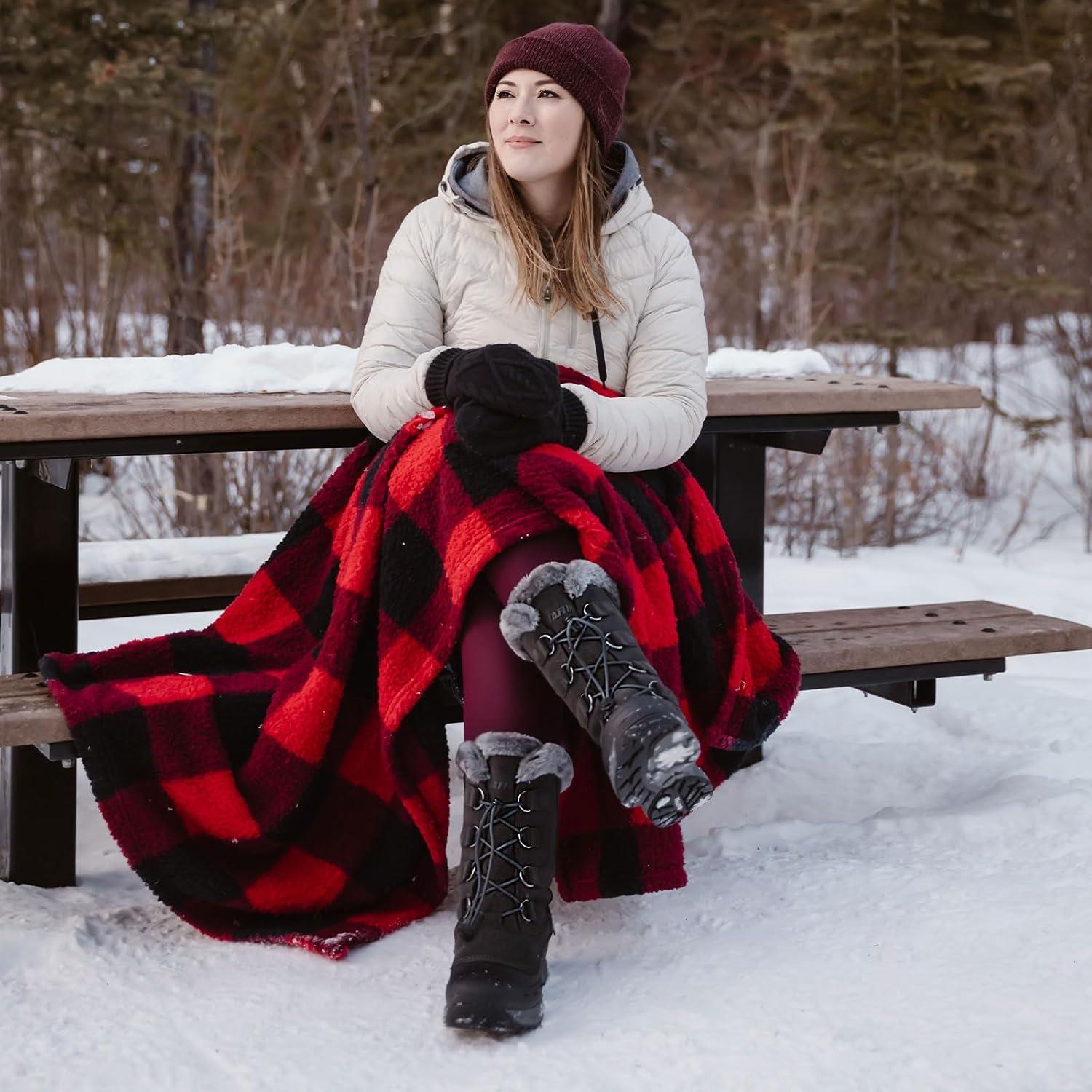 image:imageBaffin Chloe Womens Boots Mid Height for snowcovered terrainsCharcoal