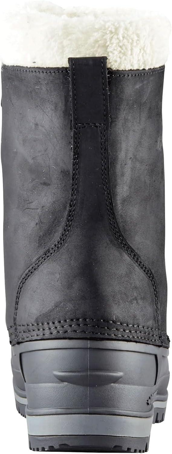 image:imageBaffin Womens CANADA Winter Boots Waterproof Insulated Leather Boots for Cold Weather FauxFur Collar amp GelFlex MidsoleBlack