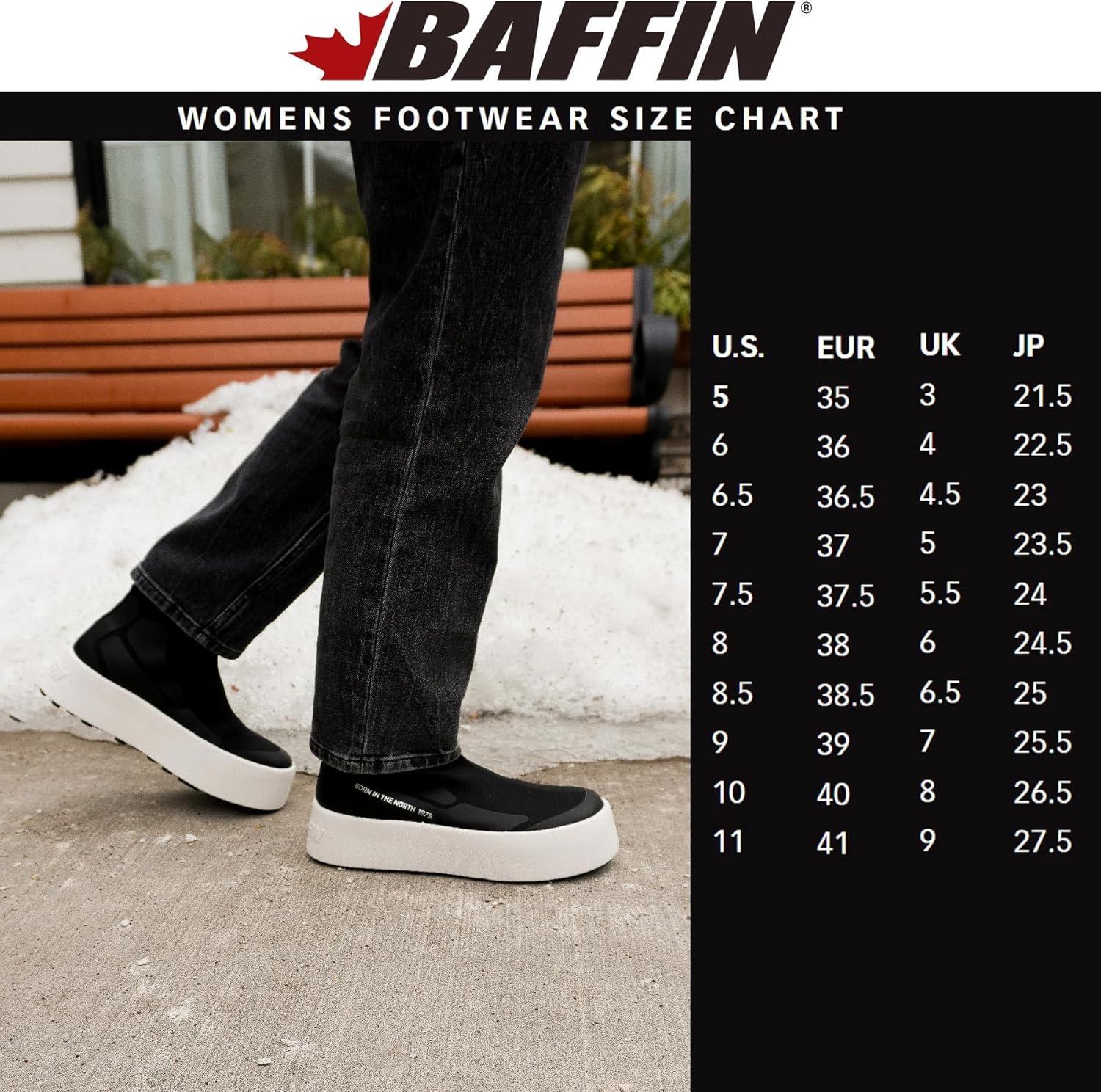 image:imageBaffin Womens ELBA Low Waterproof Insulated Lightweight Northern Rated SlipResistant Cold Weather Winter Snow BootsBlack
