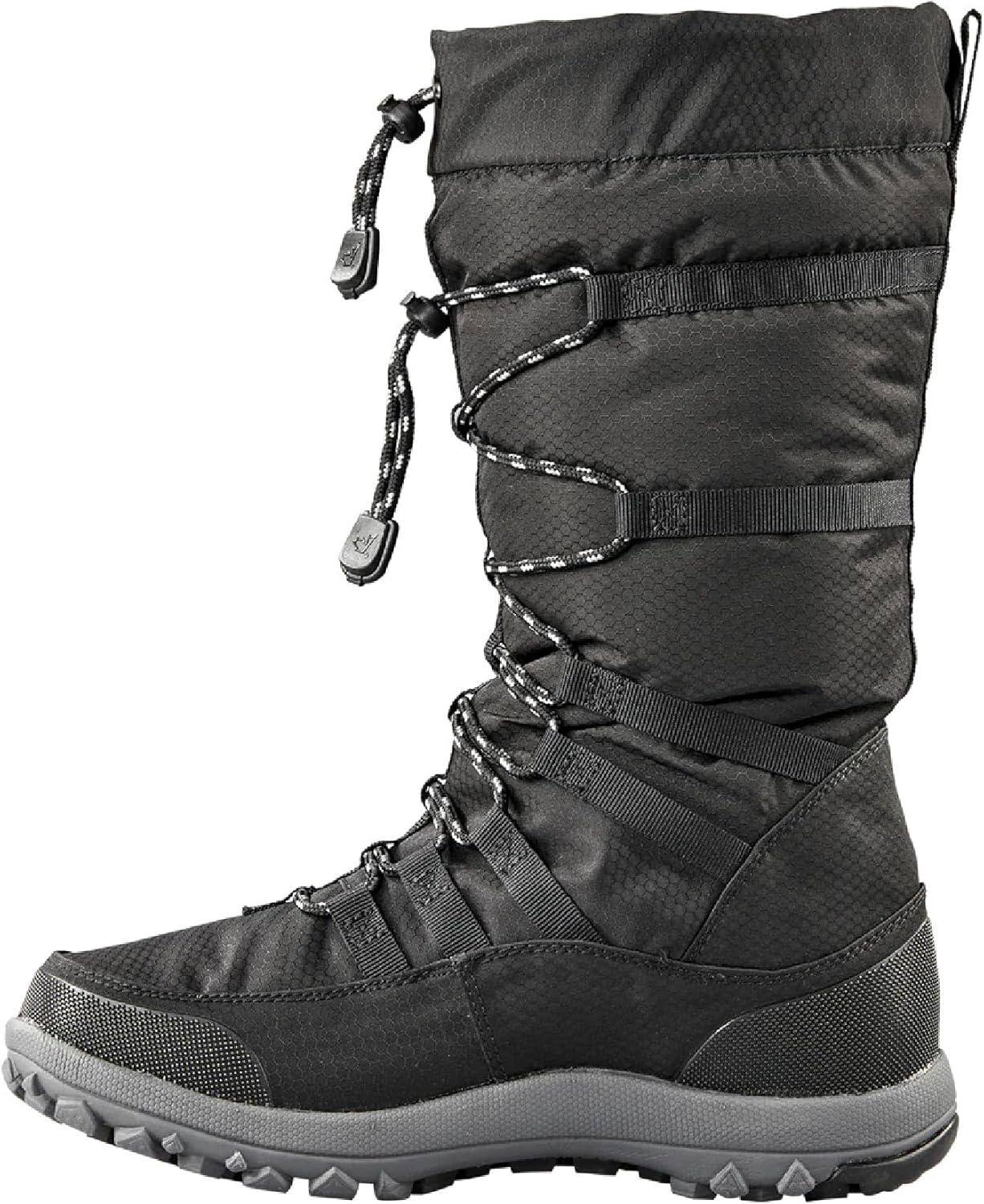 image:imageBaffin Womens ESCALATE X Mid Height Insulated Lightweight TundraRated SlipResistant Cold Weather Winter Snow BootsBlack