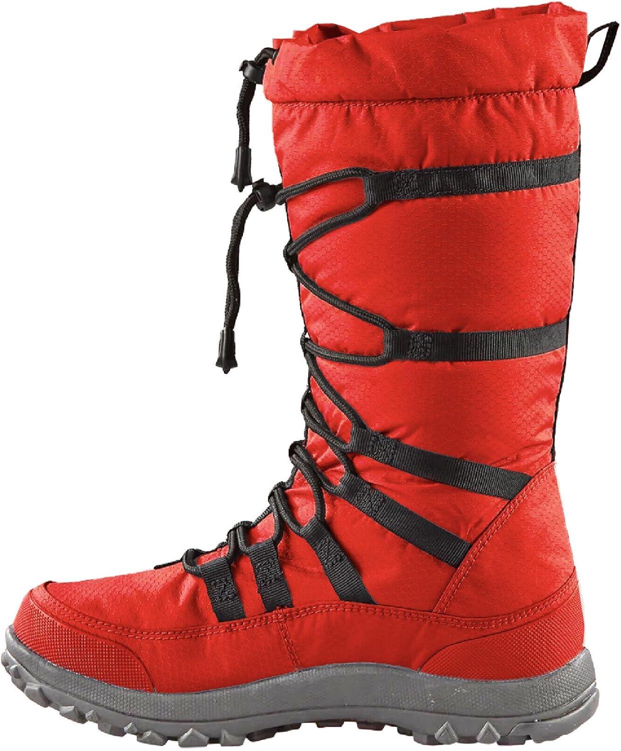 image:imageBaffin Womens ESCALATE X Mid Height Insulated Lightweight TundraRated SlipResistant Cold Weather Winter Snow BootsCrimson Red