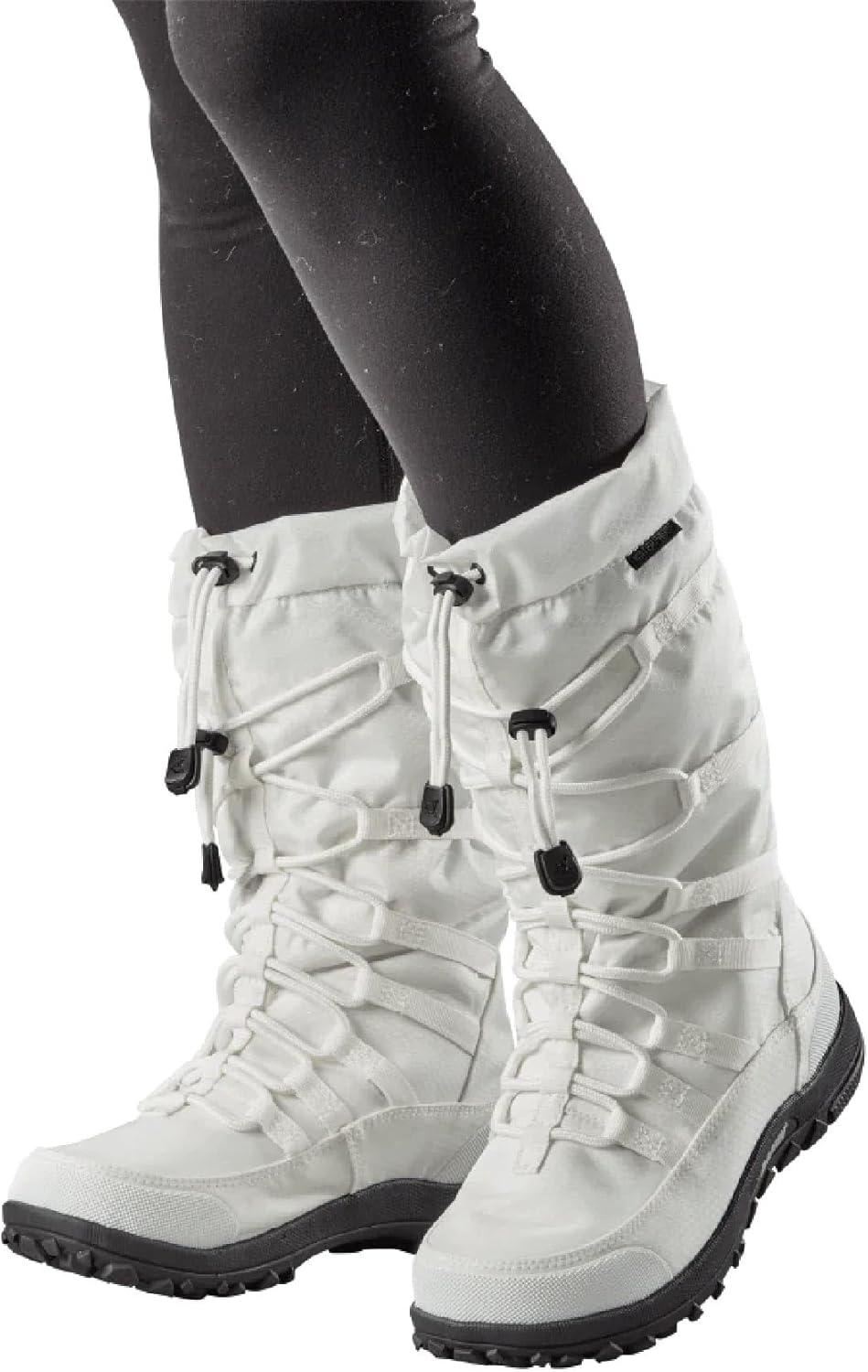 image:imageBaffin Womens ESCALATE X Mid Height Insulated Lightweight TundraRated SlipResistant Cold Weather Winter Snow BootsWhite