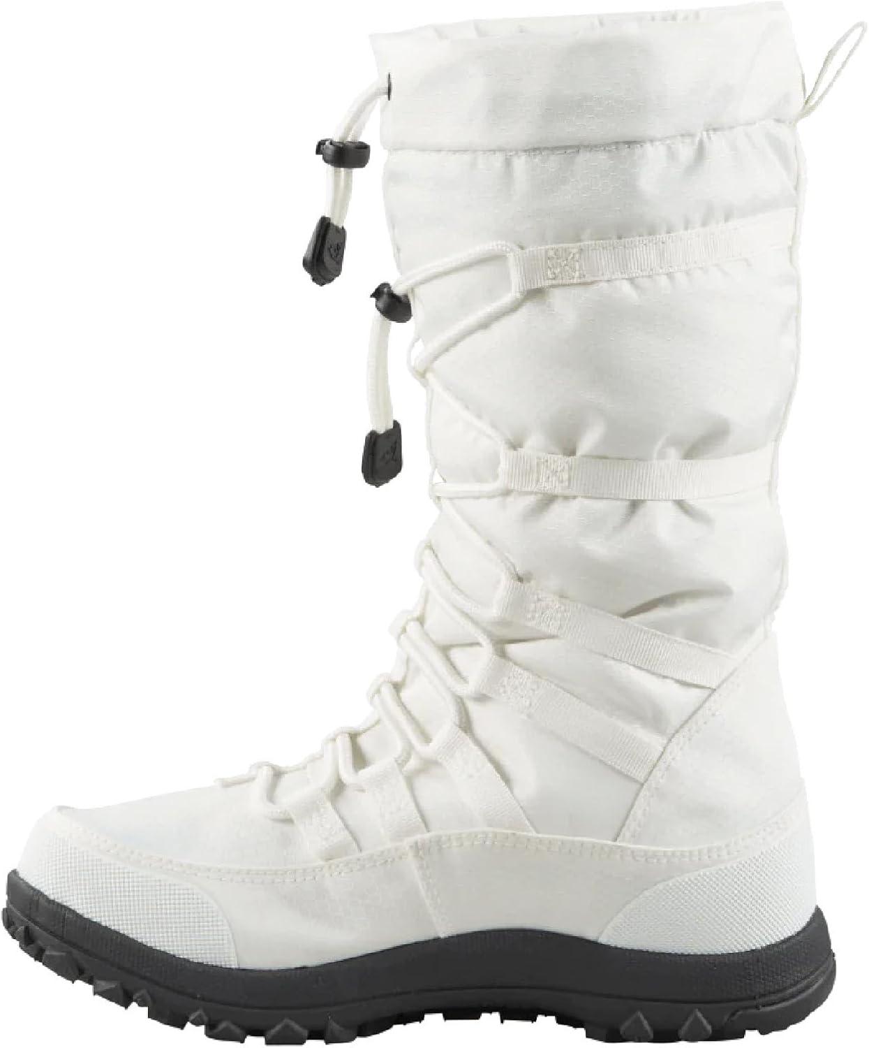 image:imageBaffin Womens ESCALATE X Mid Height Insulated Lightweight TundraRated SlipResistant Cold Weather Winter Snow BootsWhite