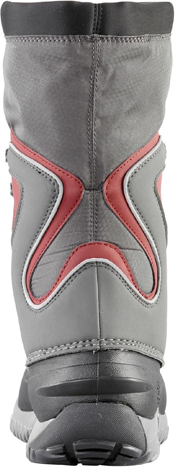 image:imageBaffin Womens FLARE Tall Waterproof Insulated Lightweight TundraRated SlipResistant Cold Weather Winter Snow BootsGreySangria