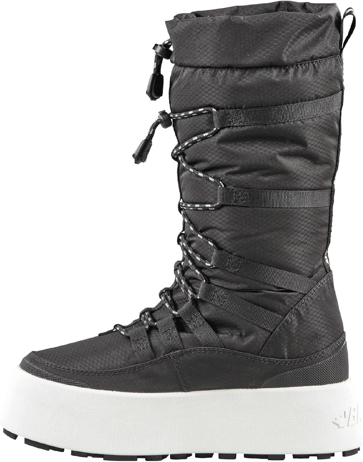 image:imageBaffin Womens GENEVA Tall Waterproof Insulated Lightweight TundraRated SlipResistant Cold Weather Winter Snow BootsBlack