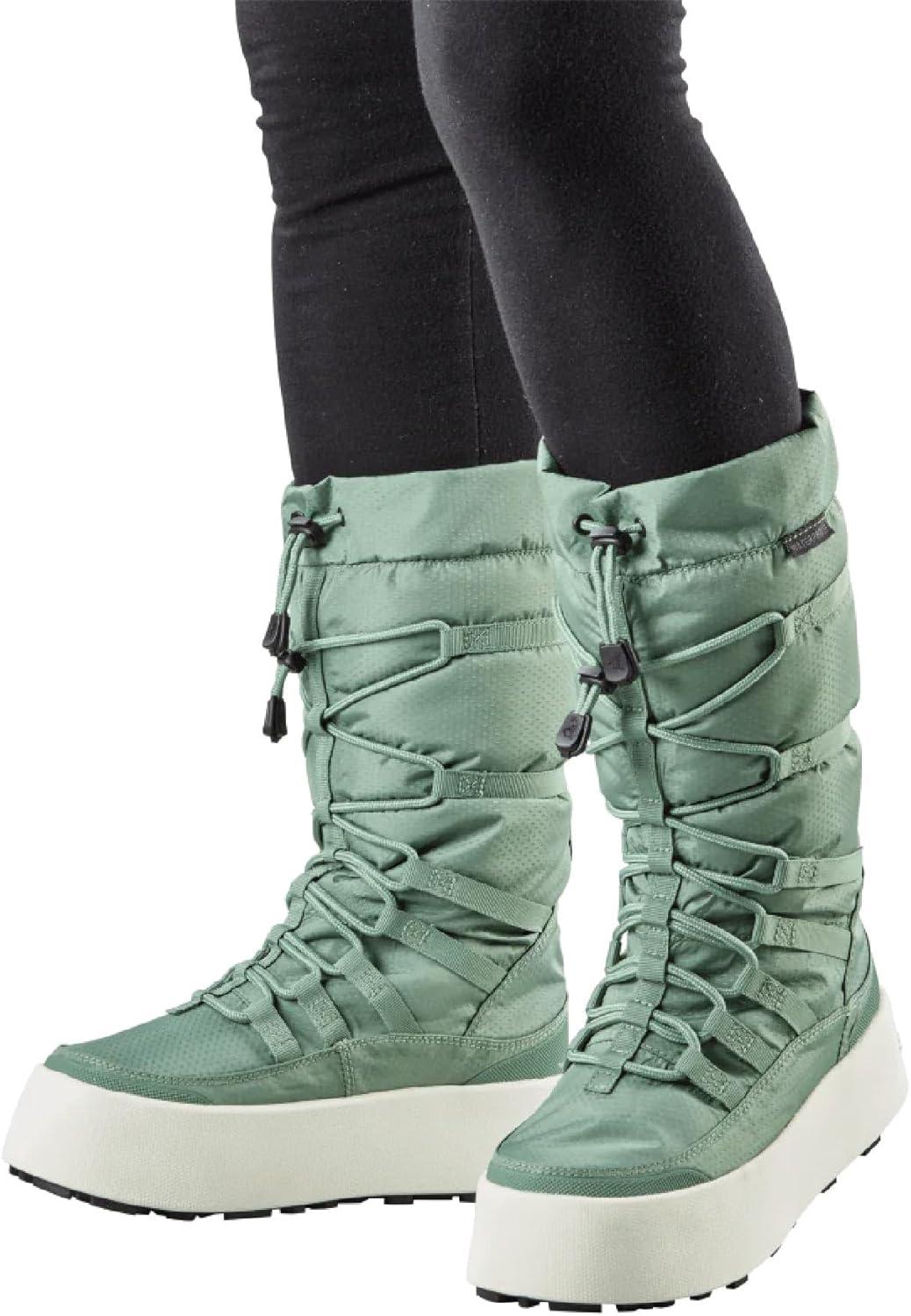image:imageBaffin Womens GENEVA Tall Waterproof Insulated Lightweight TundraRated SlipResistant Cold Weather Winter Snow BootsSea Green