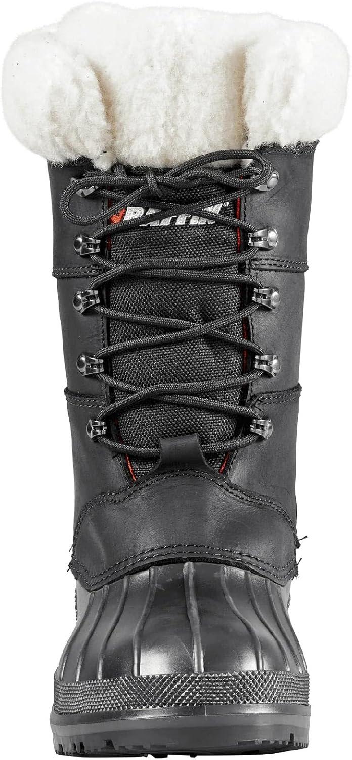 image:imageBaffin Womens MAPLE LEAF Tall Waterproof Insulated Lightweight Leather LaceUp ArcticRated Cold Weather Winter Snow BootsBlack