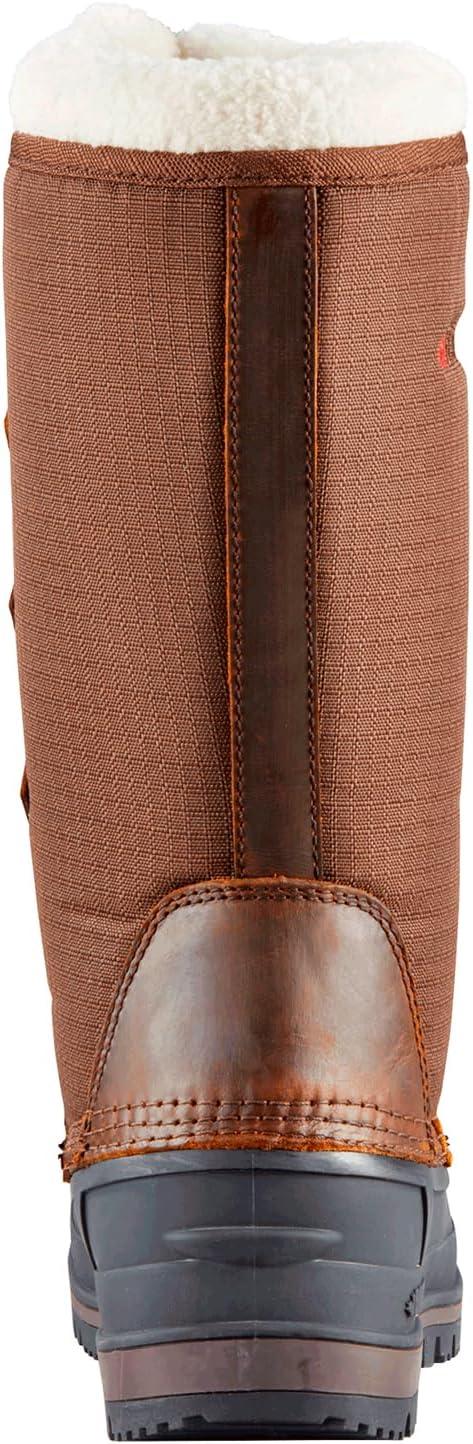 image:imageBaffin Womens OTTAWA Waterproof Insulated TallHeight LaceUp Snow Boots Leather amp Nylon Upper Flexible Polar Rubber BaseBrown