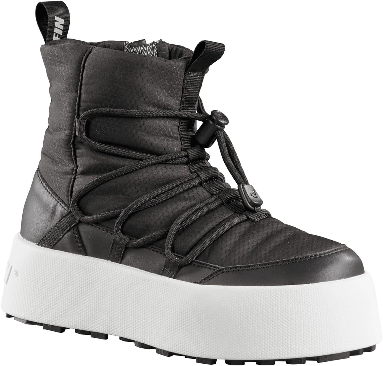 image:imageBaffin Womens ROSA Waterproof Insulated LowHeight Outdoor Snow Boots wSlipResistant Platform Base amp Polar Rubber OutsoleBlack
