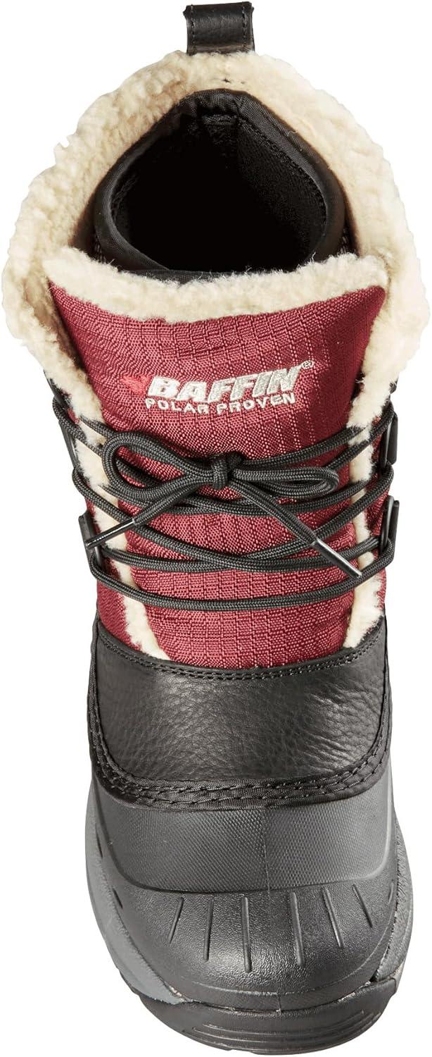 image:imageBaffin Womens TESSA Waterproof Insulated Warm Cushioned Lightweight Tundra Rated Everyday ColdWeather Winter Snow BootsSangria