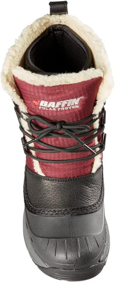image:imageBaffin Womens TESSA Waterproof Insulated Warm Cushioned Lightweight Tundra Rated Everyday ColdWeather Winter Snow BootsSangria