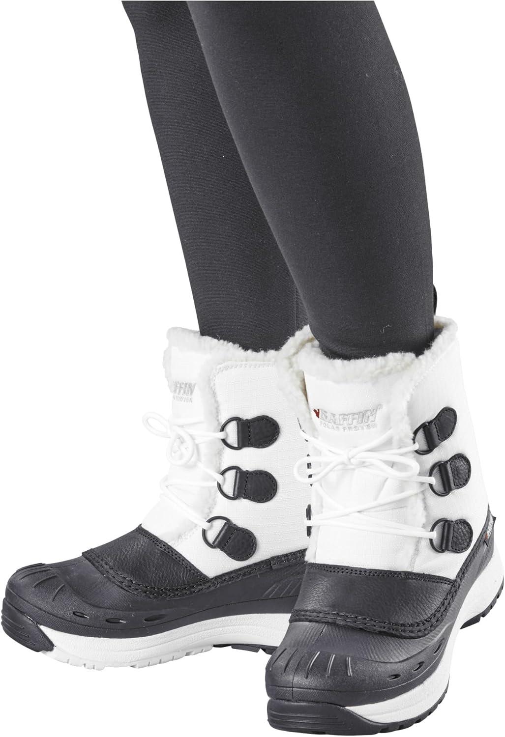 image:imageBaffin Womens TESSA Waterproof Insulated Warm Cushioned Lightweight Tundra Rated Everyday ColdWeather Winter Snow BootsWhite