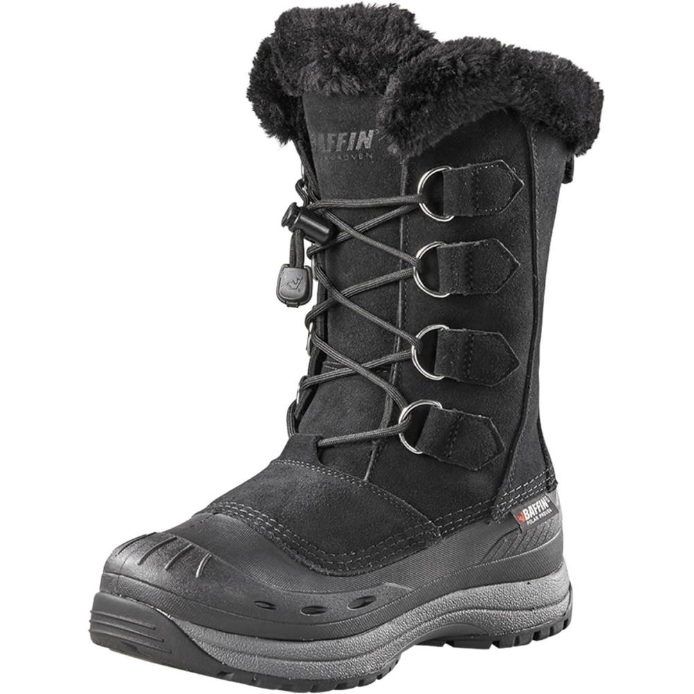 image:imageBaffin Chloe Womens Boots Mid Height for snowcovered terrainsBlack
