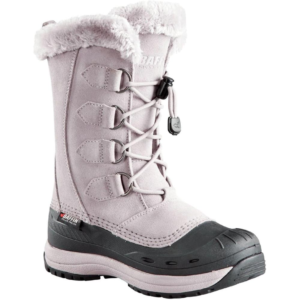 image:imageBaffin Chloe Womens Boots Mid Height for snowcovered terrainsCoastal Grey