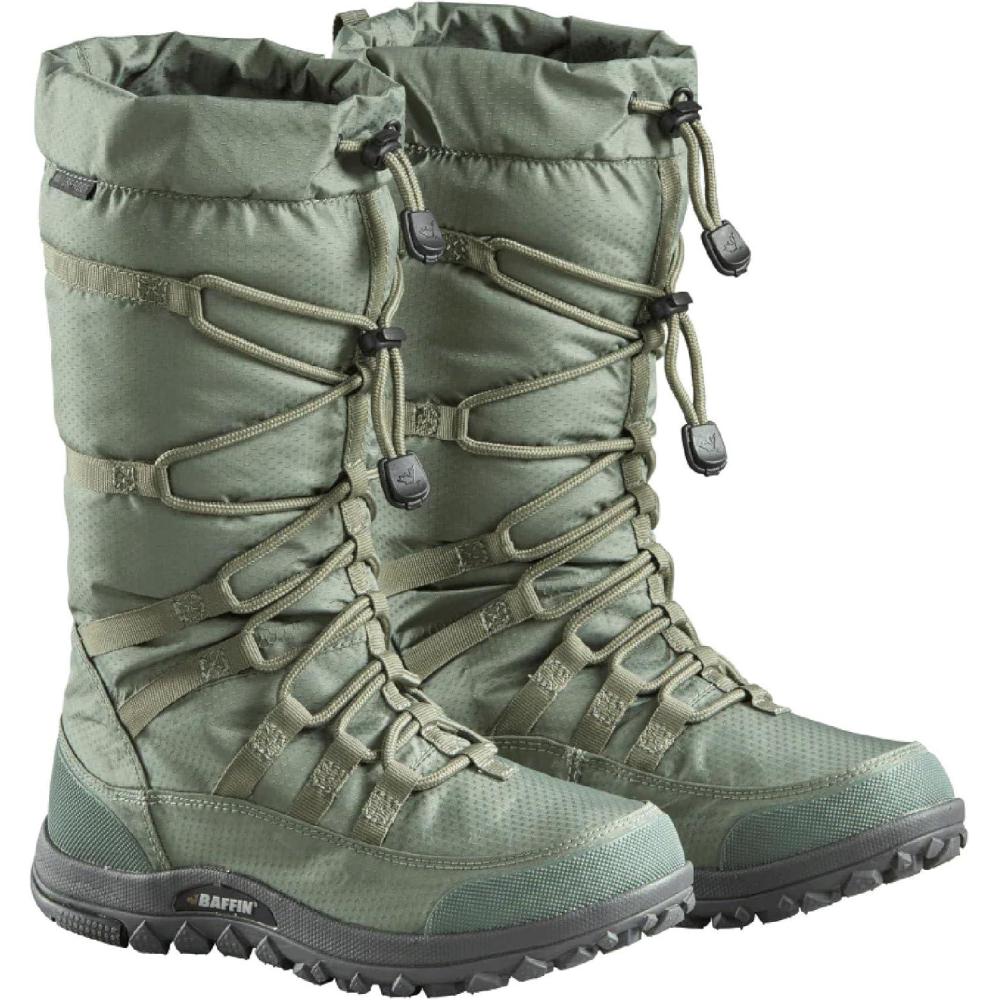 image:imageBaffin Womens ESCALATE X Mid Height Insulated Lightweight TundraRated SlipResistant Cold Weather Winter Snow BootsSea Green