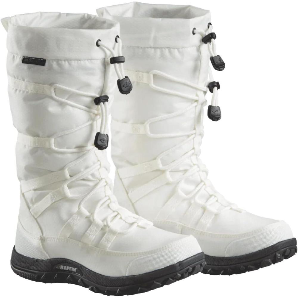 image:imageBaffin Womens ESCALATE X Mid Height Insulated Lightweight TundraRated SlipResistant Cold Weather Winter Snow BootsWhite