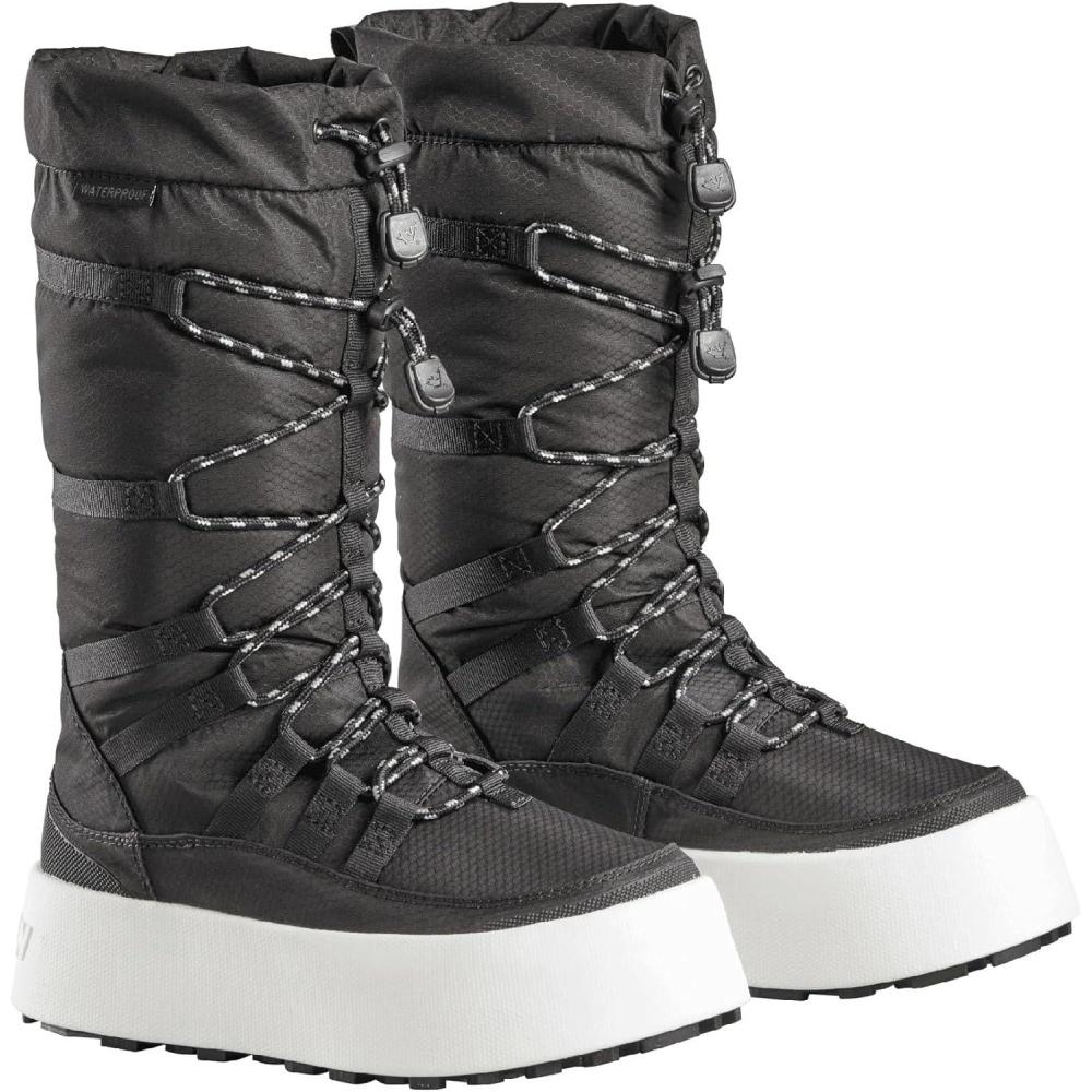 image:imageBaffin Womens GENEVA Tall Waterproof Insulated Lightweight TundraRated SlipResistant Cold Weather Winter Snow BootsBlack