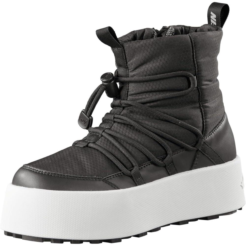 image:imageBaffin Womens ROSA Waterproof Insulated LowHeight Outdoor Snow Boots wSlipResistant Platform Base amp Polar Rubber OutsoleBlack
