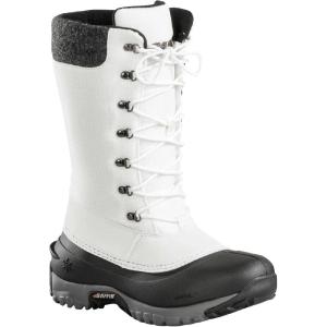 Baffin Women’s JESS Tall Waterproof Insulated Lightweight Tundra-Rated Cold Weather Snowshoe Compatible Winter Snow Boots(Black/White)