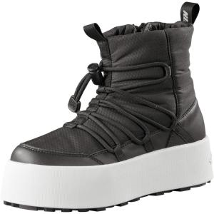 Baffin Women’s ROSA Waterproof Insulated Low-Height Outdoor Snow Boots w/Slip-Resistant Platform Base & Polar Rubber Outsole(Black)