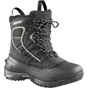 Baffin Women’s SAGE Waterproof Insulated Slip-Resistant Mid-Height Snowshoe Compatible Winter Sports Snow Boots, Tundra Rated(Black)
