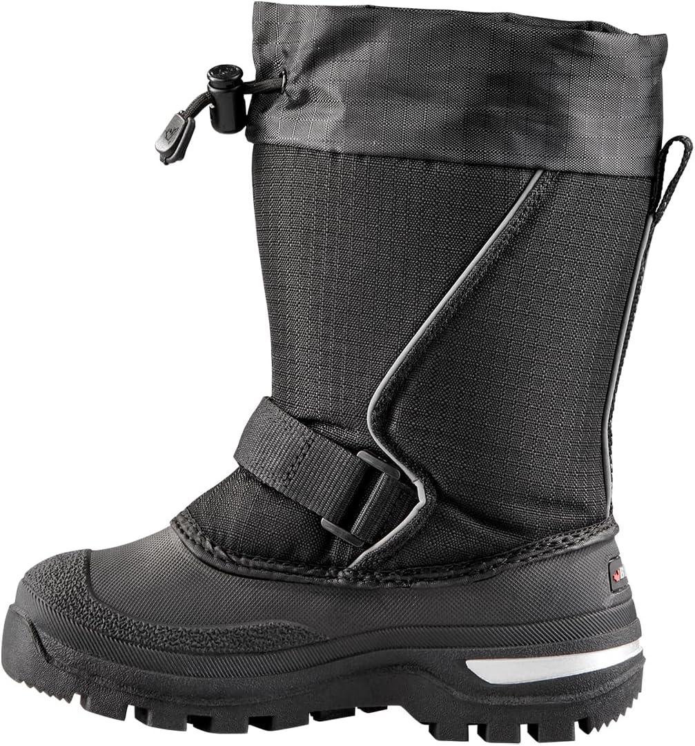 image:imageBaffin Kids Junior MUSTANG Waterproof Insulated Tundra Rated Breathable NylonRubber Tall Height Winter Outdoor Snow BootsBlack
